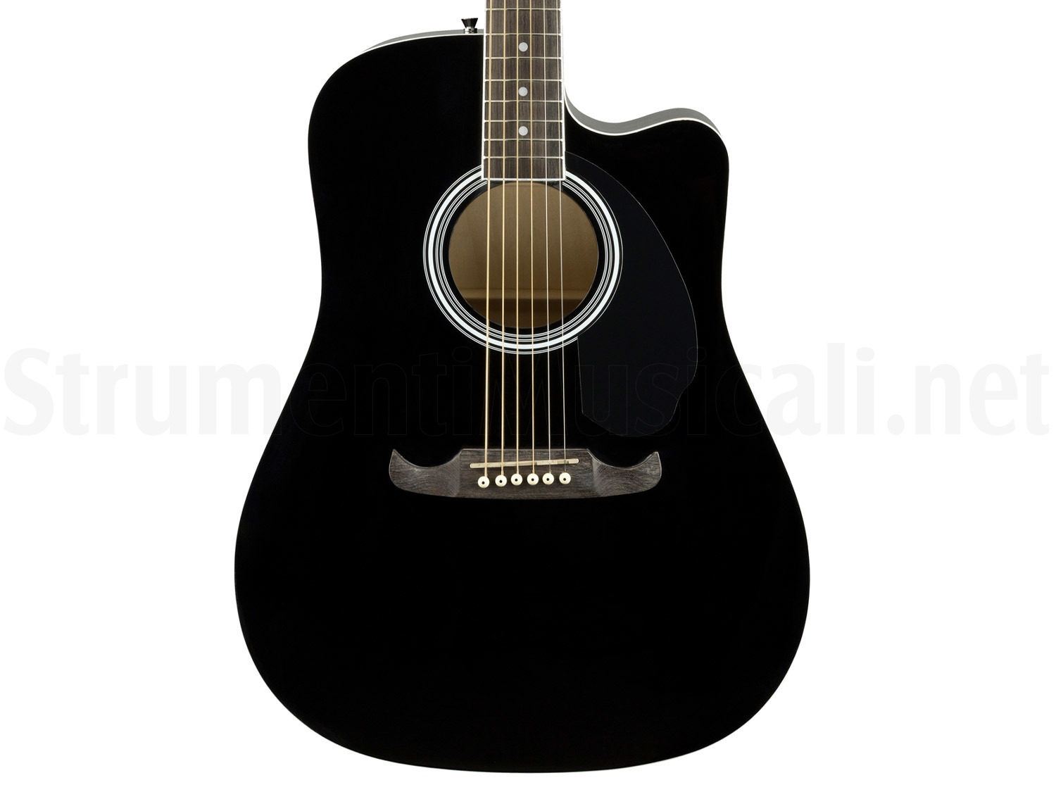 Fender Fa Ce Dreadnought Wn Black Strumenti Musicali Net