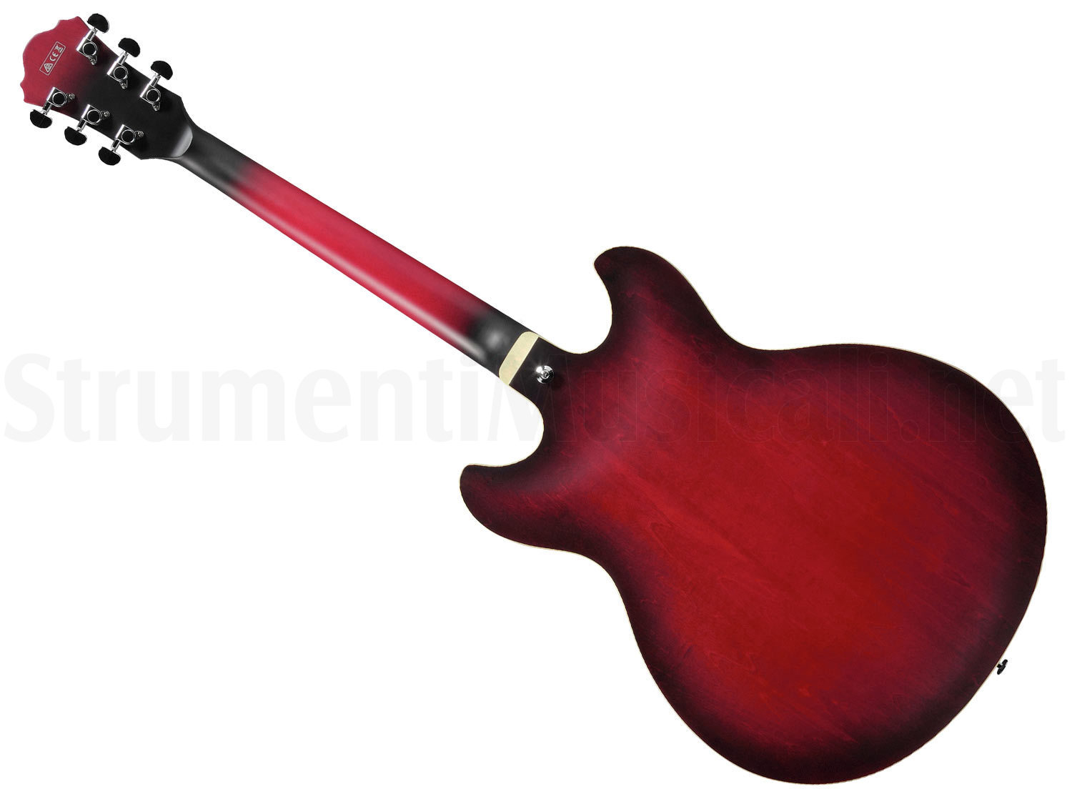 Ibanez As Srf Sunburst Red Flat Strumenti Musicali Net