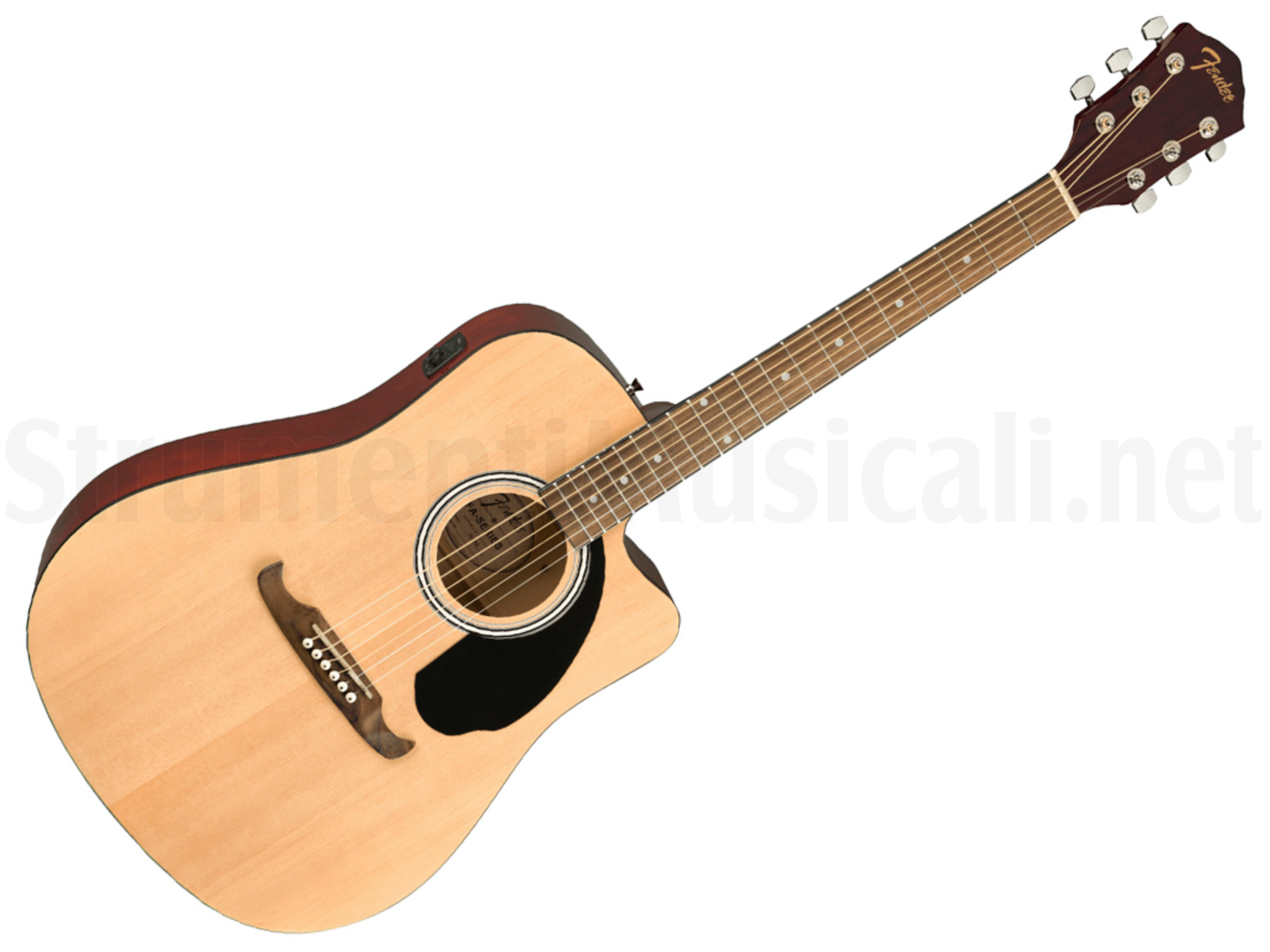 Fender Fa Ce Dreadnought Wn Natural Strumenti Musicali Net