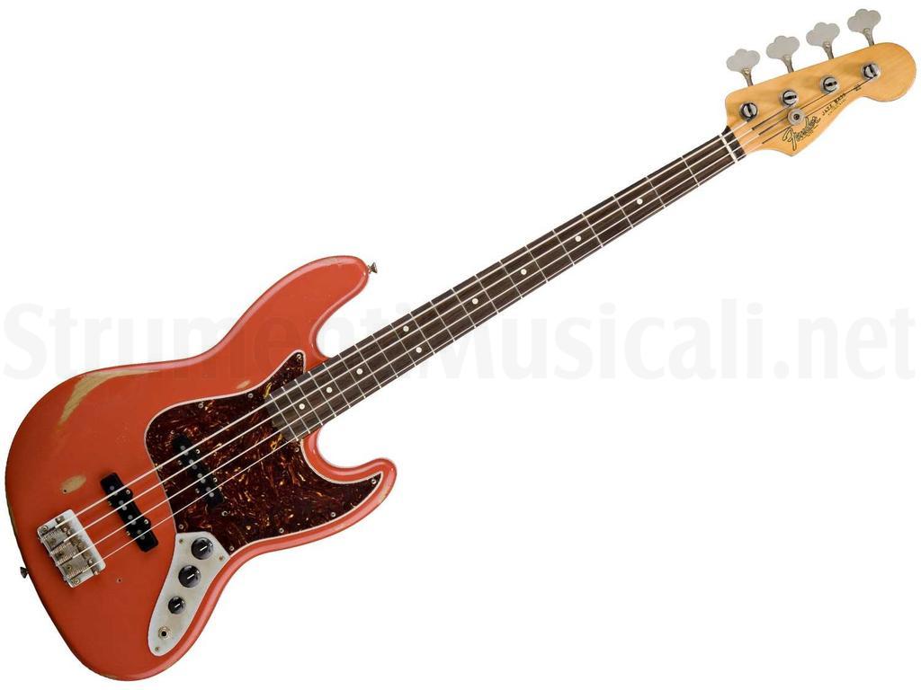 FENDER Jazz Bass Road Worn RW Fiesta Red | Strumenti