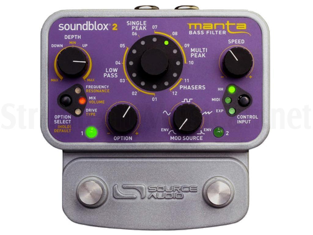 SOURCE AUDIO Soundblox 2 - Manta Bass Filter | Strumenti