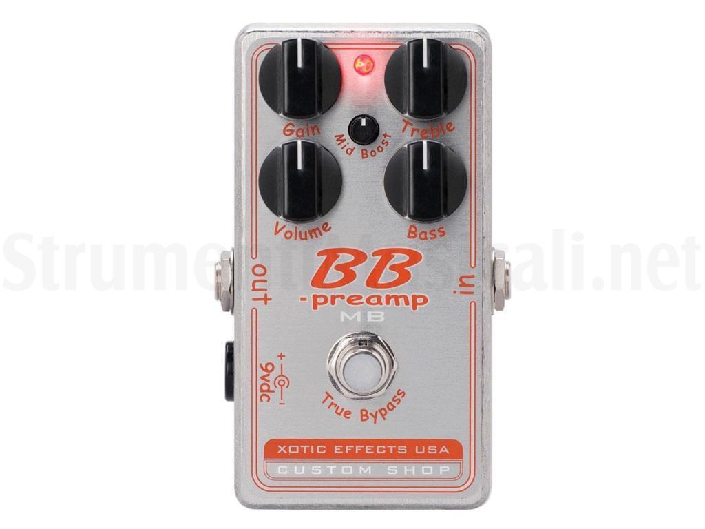 Bb preamp custom shop top