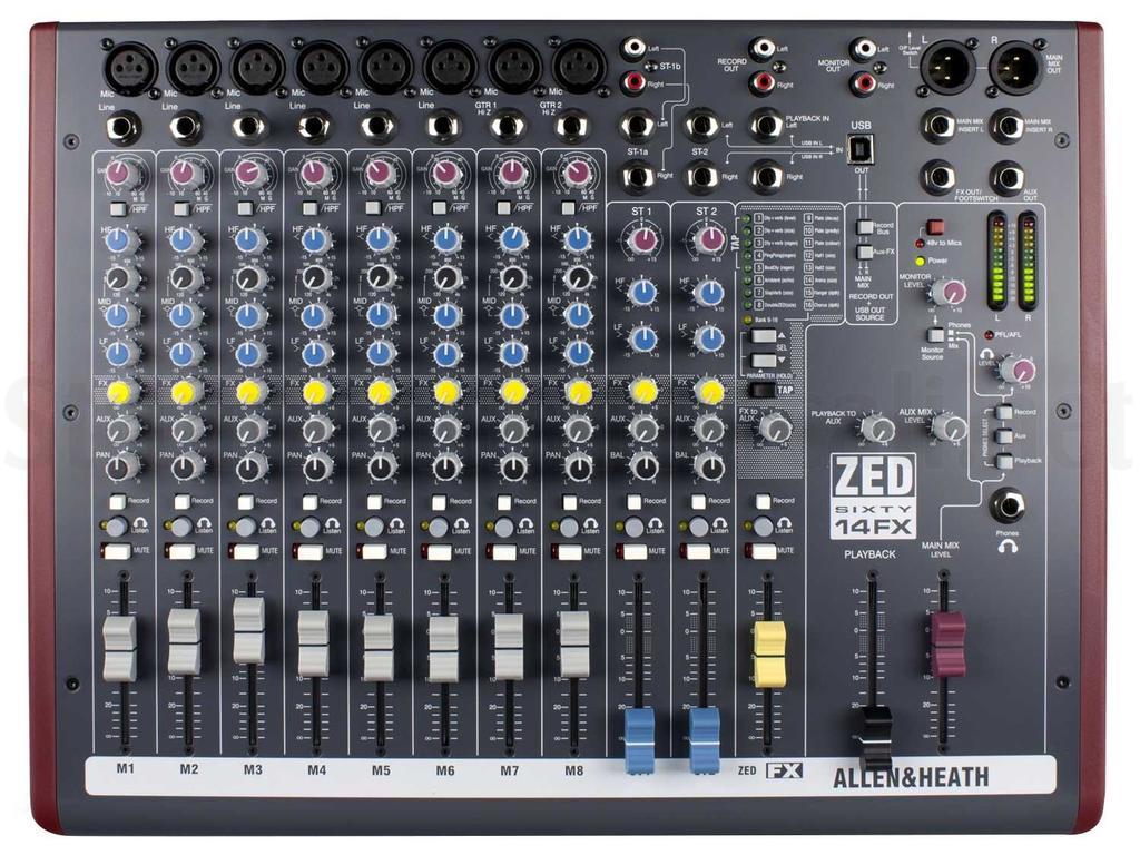 チェ ALLEN & HEATH ZED60-14FX | Strumenti Musicali .net