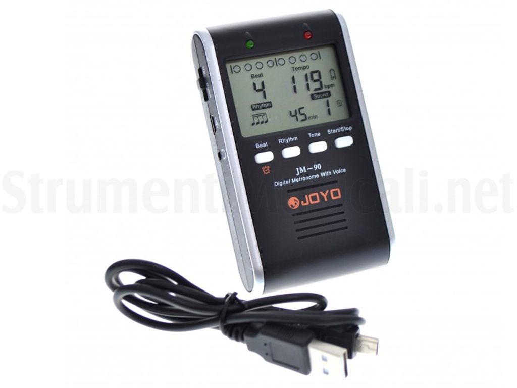 Metronomo Digitale Ejoyous Con Cuffie E Tap Function - 30-280 BPM, Per Chitarra E Strumenti