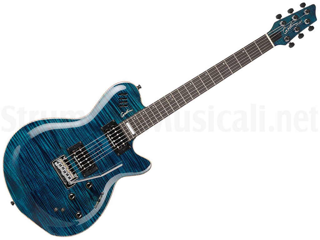 GODIN LGXT SA Trans Blue Flame AAA | Strumenti Musicali .net