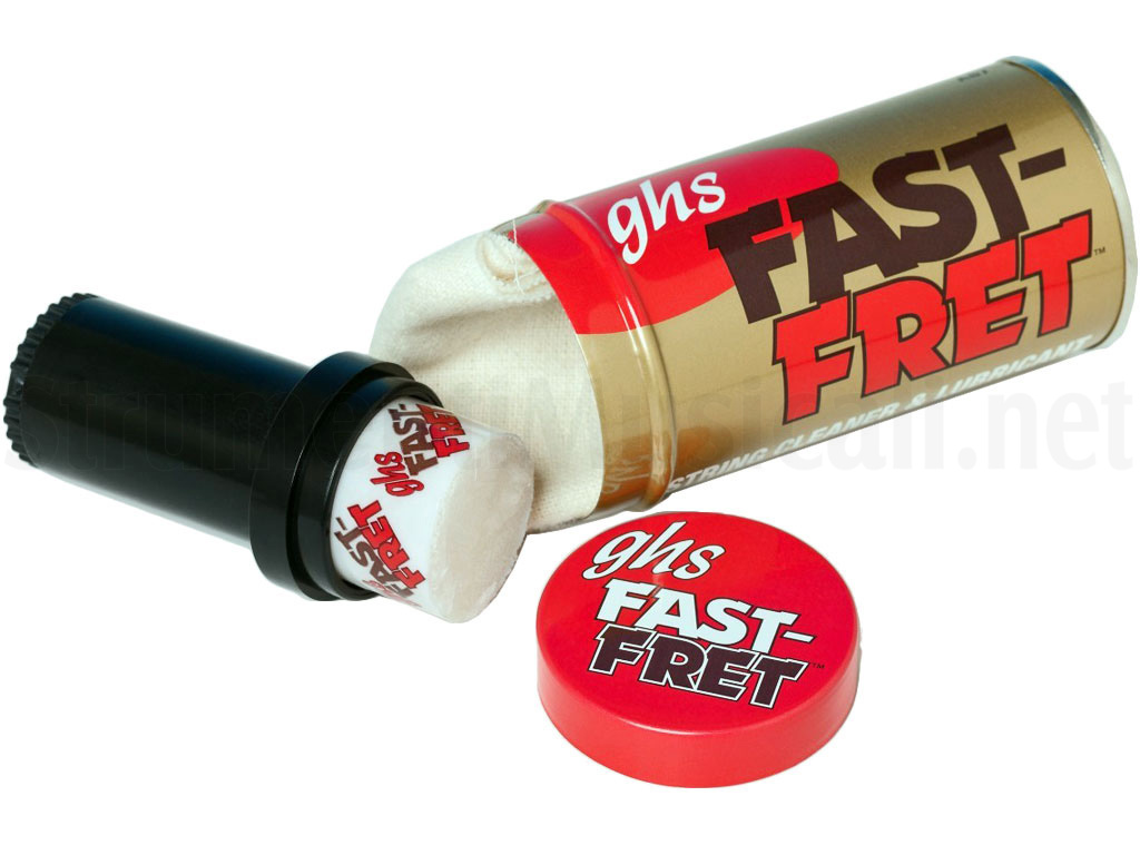 GHS Fast Fret A87: Pulitore E Lubrificante Per Corde Di Chitarra E Basso, Universale
