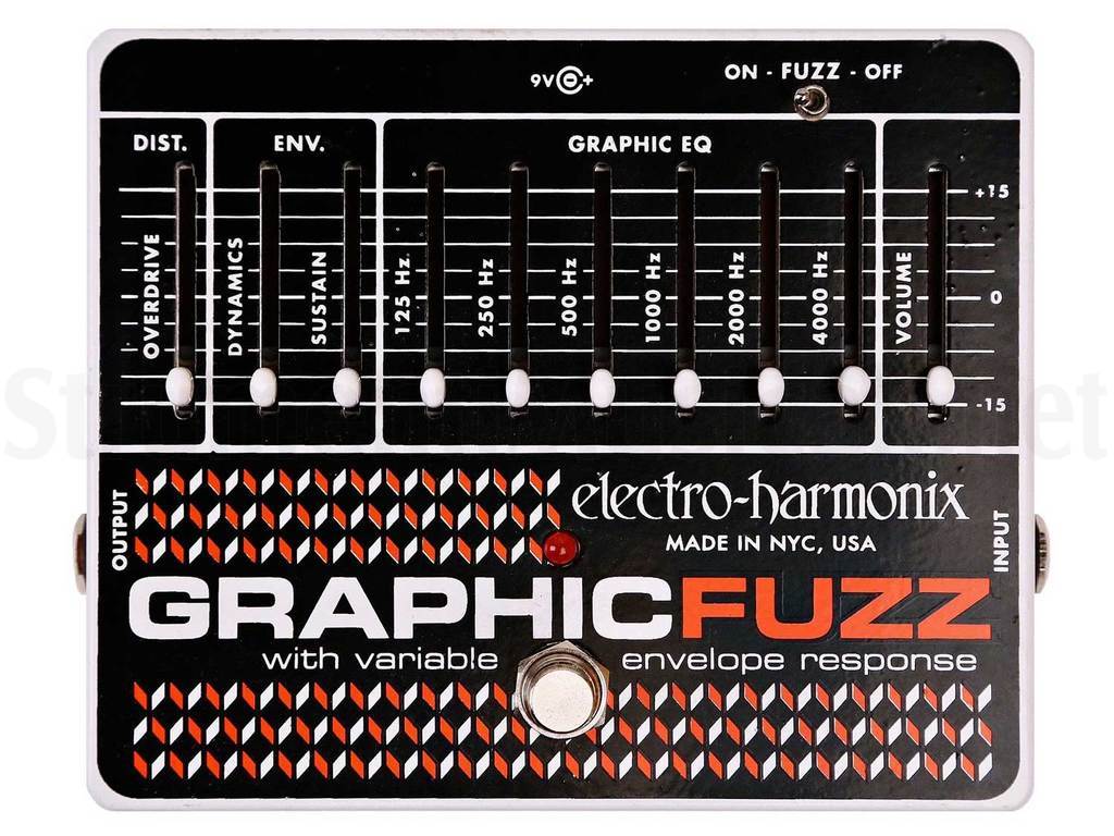 ジャンク　ELECTRO-HARMONIX GRAPHIC-FUZZ EHX XO Graphic Fuzz EQ / Distortion Pedal - Perfect Circuit