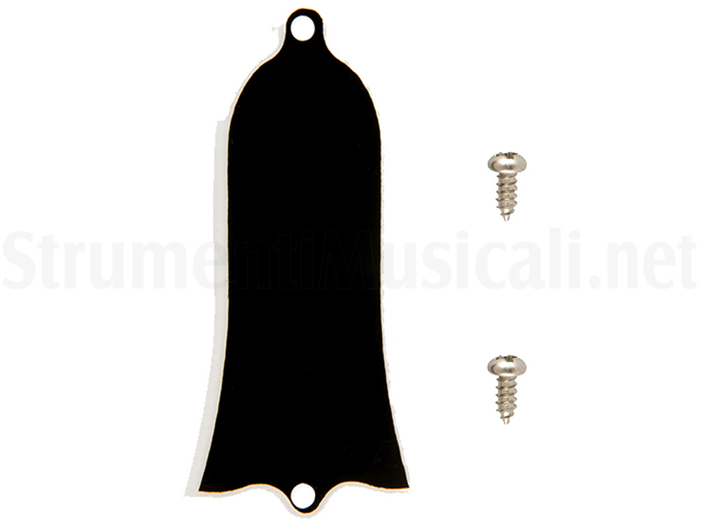 Copertura Truss Rod Per Chitarra Les Paul - Nero, 2 Fori, 58.5x27 Mm, Per Gibson Style - Foto 4