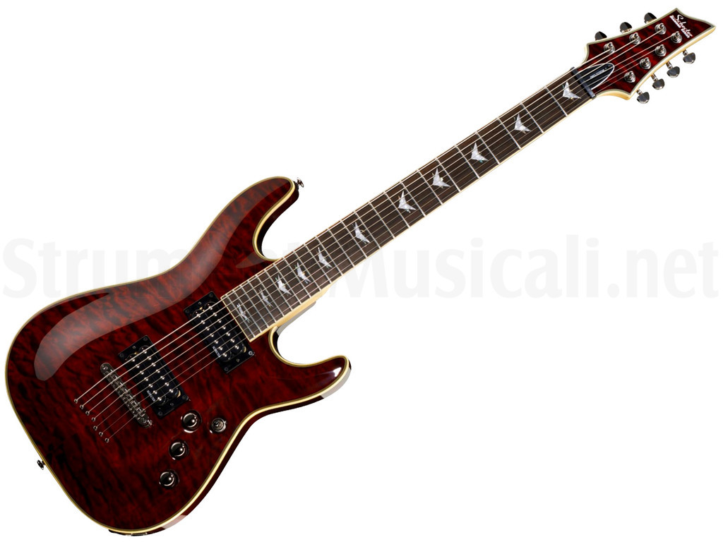 SCHECTER Omen Extreme 7 Black Cherry | Strumenti Musicali .net