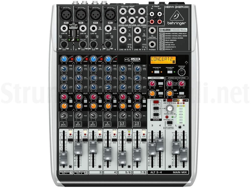 BEHRINGER Xenyx QX1204 USB a Roma e Milano