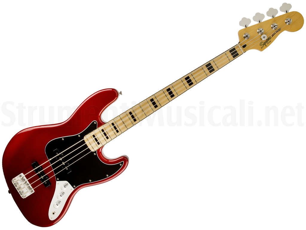 FENDER Squier Vintage Modified Jazz Bass '70s MN Candy Apple Red