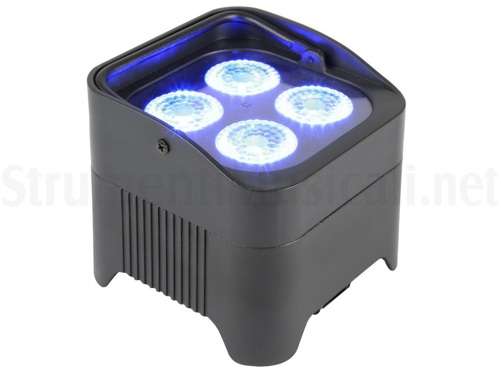 JB SYSTEMS Faro a batteria uplight con 6 Led da 10W RGBWA