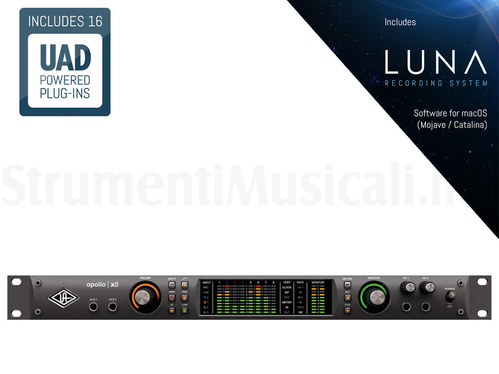UNIVERSAL AUDIO Apollo X8 | Strumenti Musicali .net