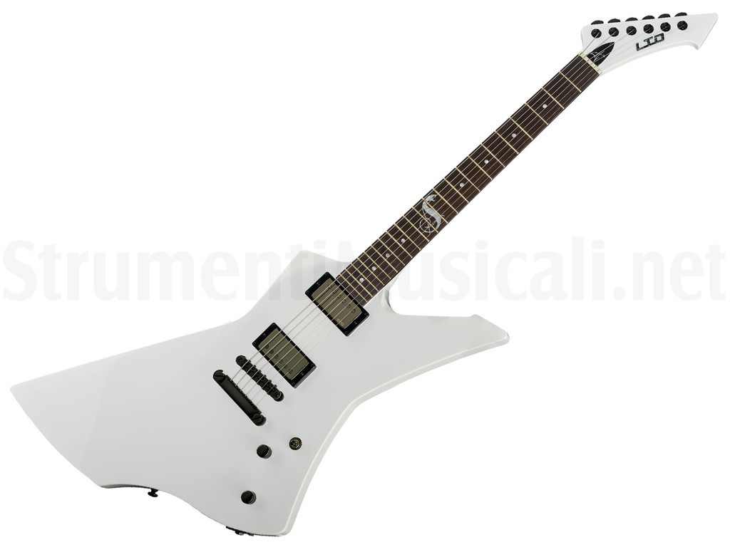 ギター LTD SNAKEBYTE  White ESP LTD Snakebyte James Hetfield Snow White | Strumenti Musicali .net