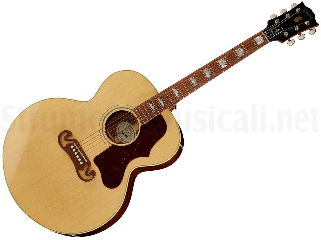 GIBSON SJ-200 Studio Walnut - Antique Natural | Strumenti Musicali .net