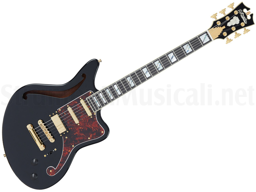 D'ANGELICO Deluxe Bedford SH Black | Strumenti Musicali .net