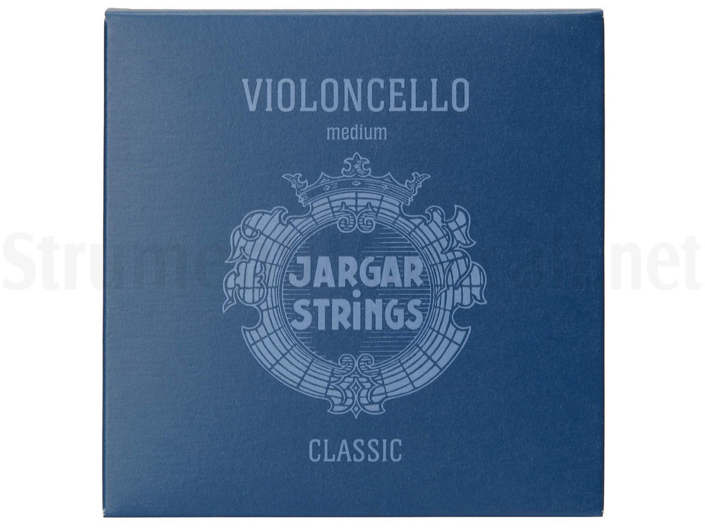 Corda Per Violoncello Jargar – 2° Medium D (Re) 4/4 – Blu Cromo (confezione Singola)