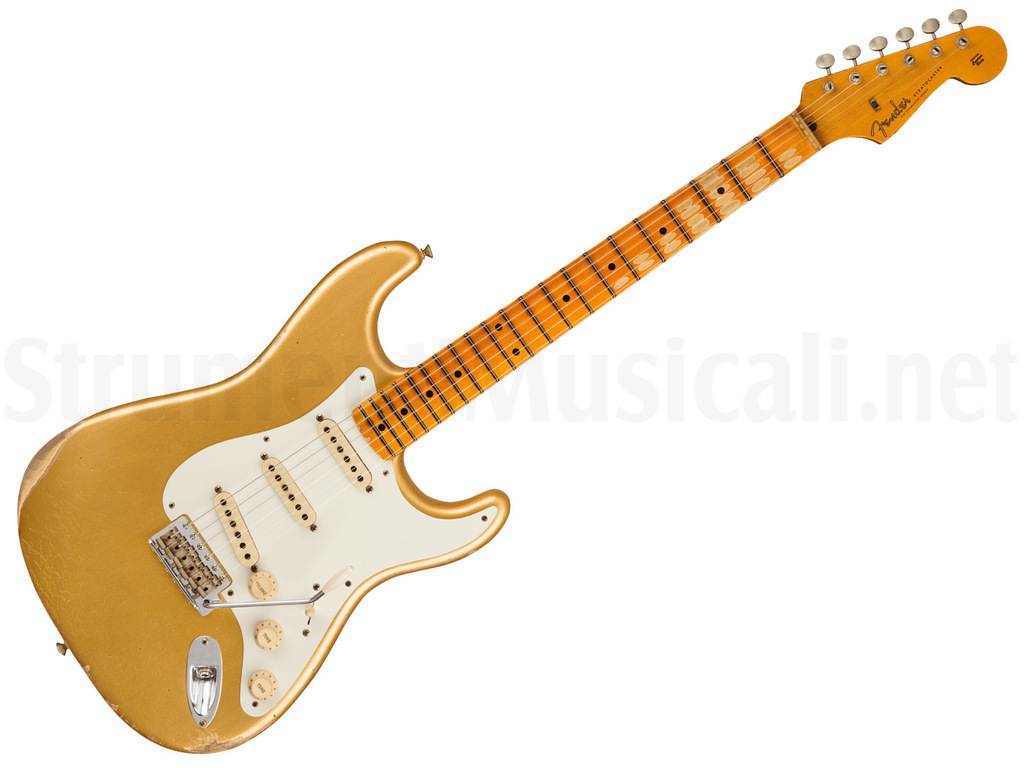 FENDER Custom Shop '57 Stratocaster Relic MN Aged HLE Gold
