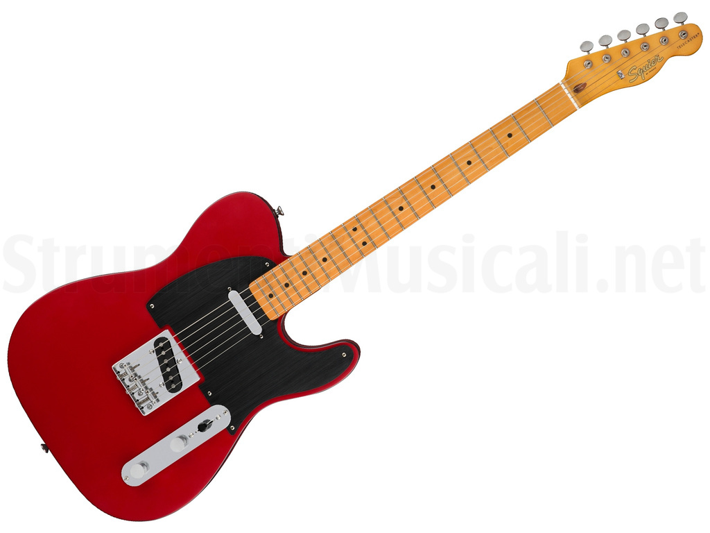 FENDER Squier 40th Telecaster MN Vintage Edition Satin Dakota Red