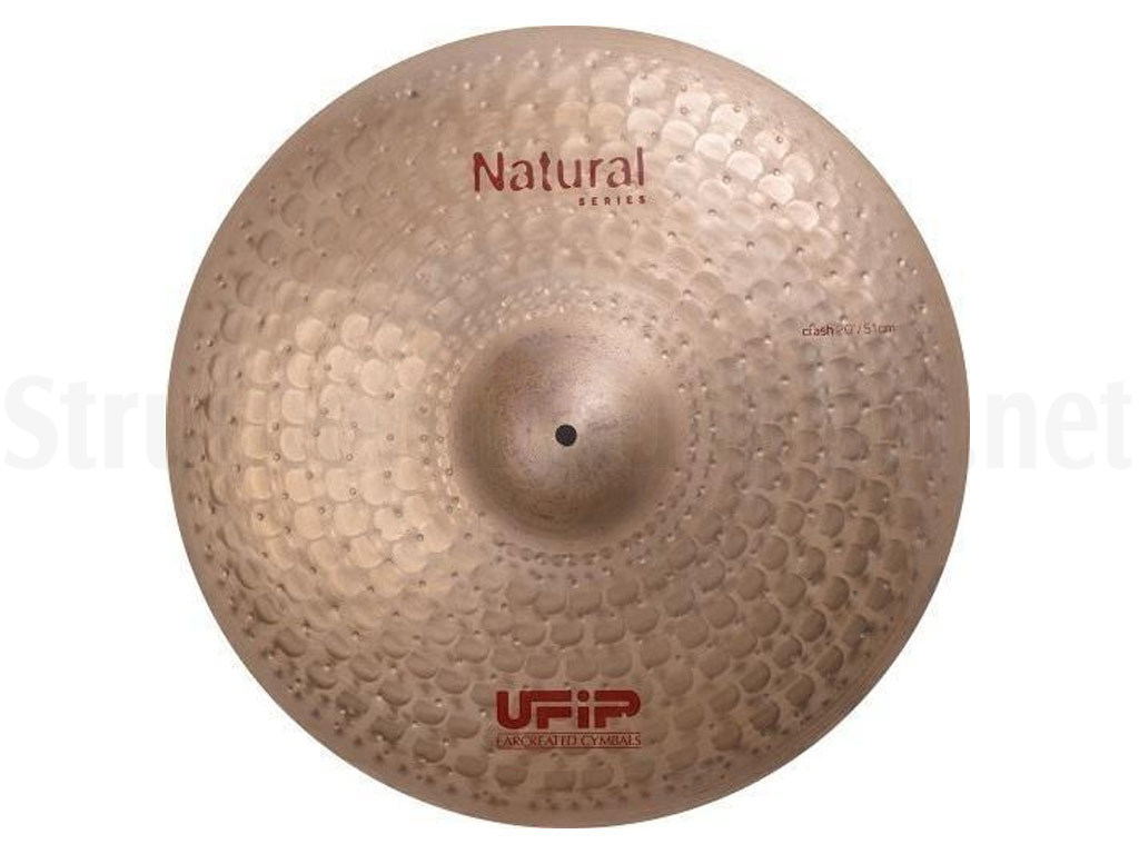 Ufip Natural Series Ride-Becken 20 Zoll – B20 Bronze, Handgehämmert, Für Jazz & Blues