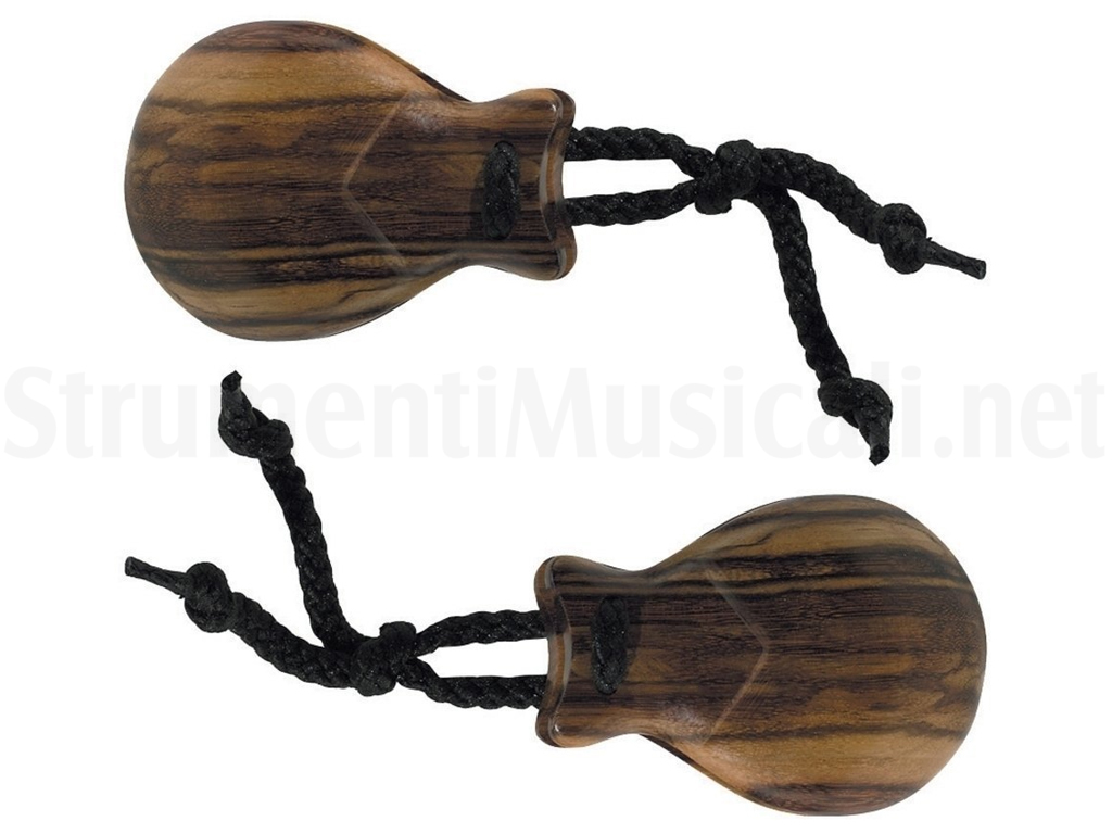 Nacchere Spagnole In Legno Di Pino - Piccole Dimensioni Per Bambini O Principianti - Foto 2