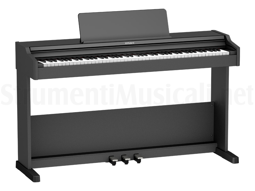 Roland RPB-500PW Panca per pianoforte regolabile con scomparto per spartiti  bianca lucida