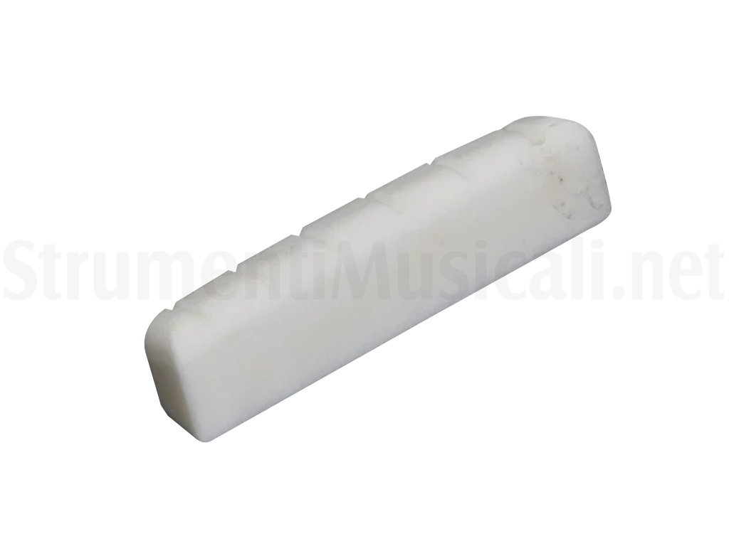 Set Osso Di Manzo Per Chitarra - Sella E Dado In Osso Per Chitarra Acustica 6 Corde Con Asta Levigatura