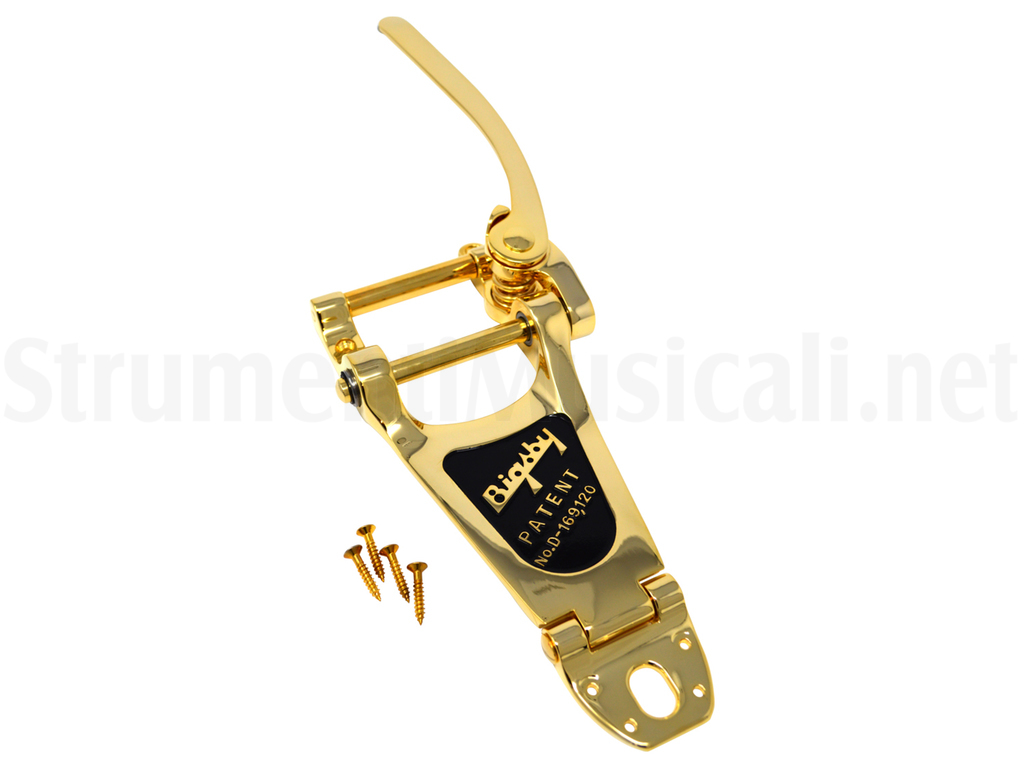 Corda Vibrato Bigsby B16 Oro, Con Ponte E Shim, Per Chitarra Telecaster - Vintage!