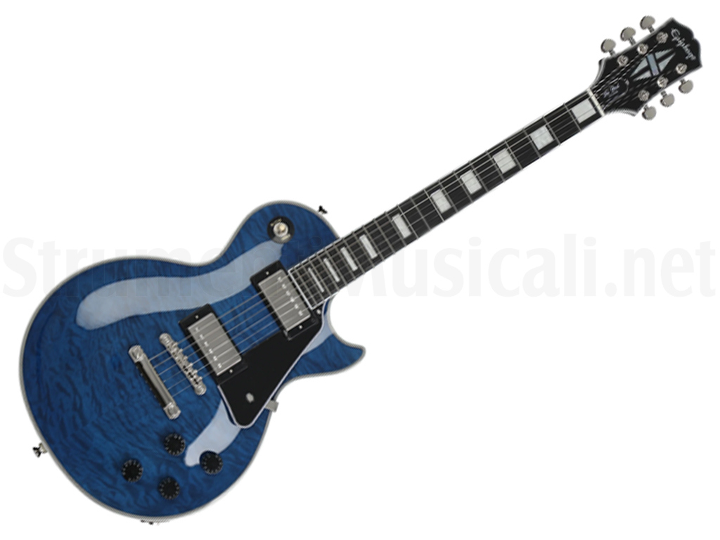 EPIPHONE Les Paul Custom Quilt Viper Blue | Strumenti