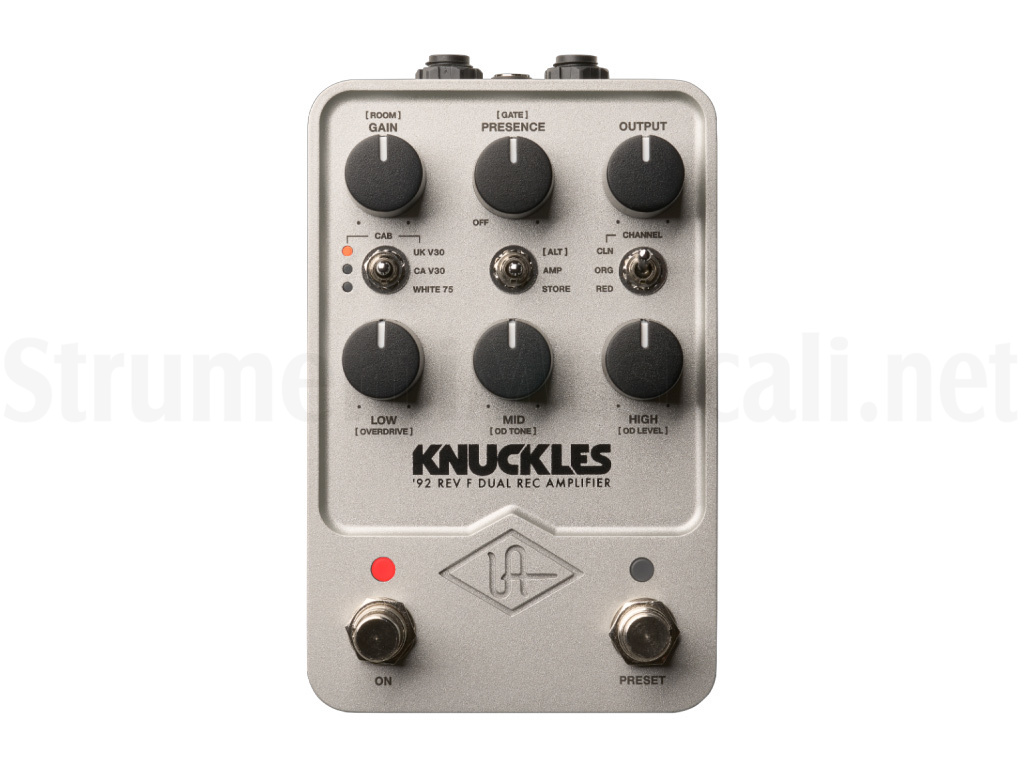 ギター UAFX KNUCKLES 92 REV DUAL REC AMPLIFIER universalaudio-