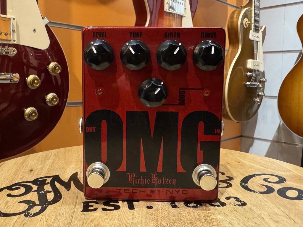TECH 21 OMG中古完動品Richie Kotzen Signature Tech 21 OMG Richie Kotzen Signature Overdrive Pedal | Sweetwater