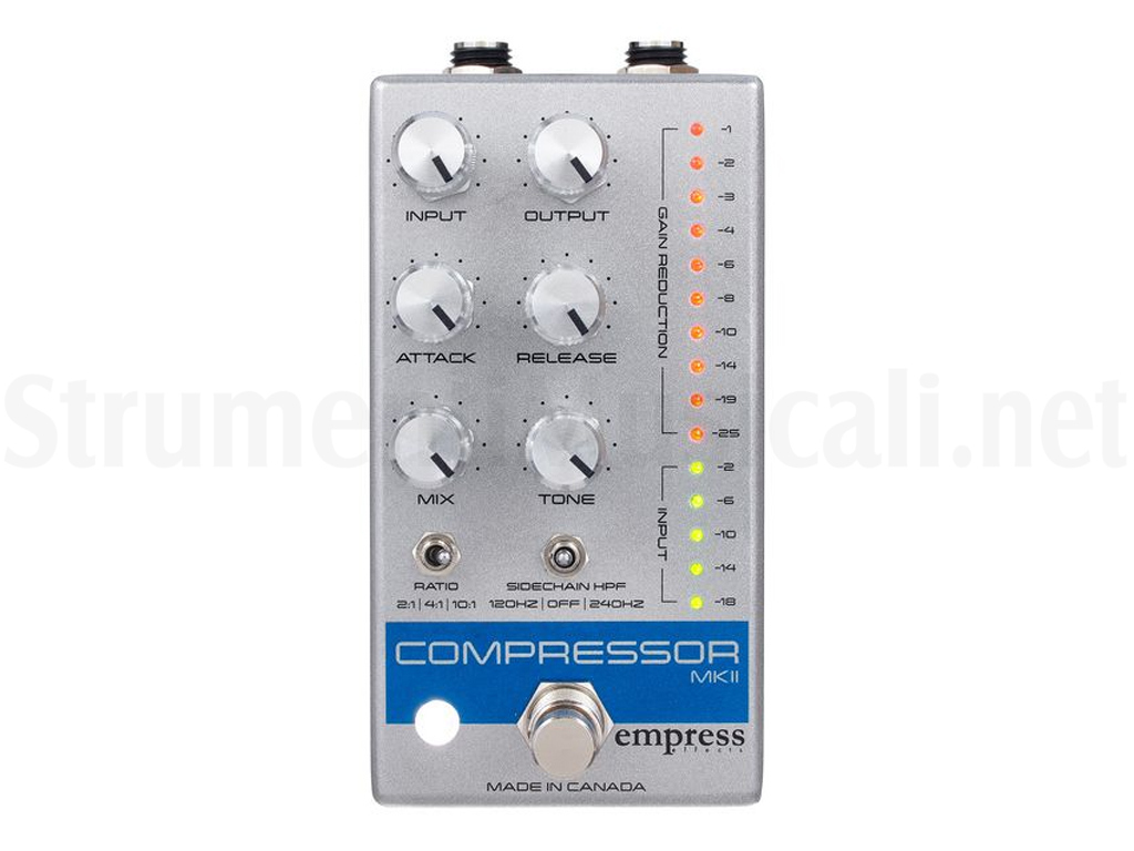 EMPRESS EFFECTS Compressor MkII Silver | Strumenti Musicali .net