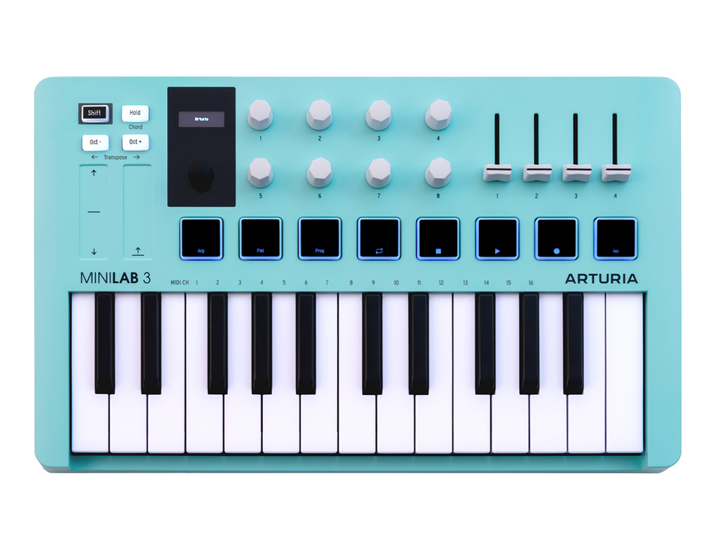 DTM・DAW Arturia MiniLab 3 Aquamarine ARTURIA MiniLab 3 Aquamarine | Strumenti Musicali .net