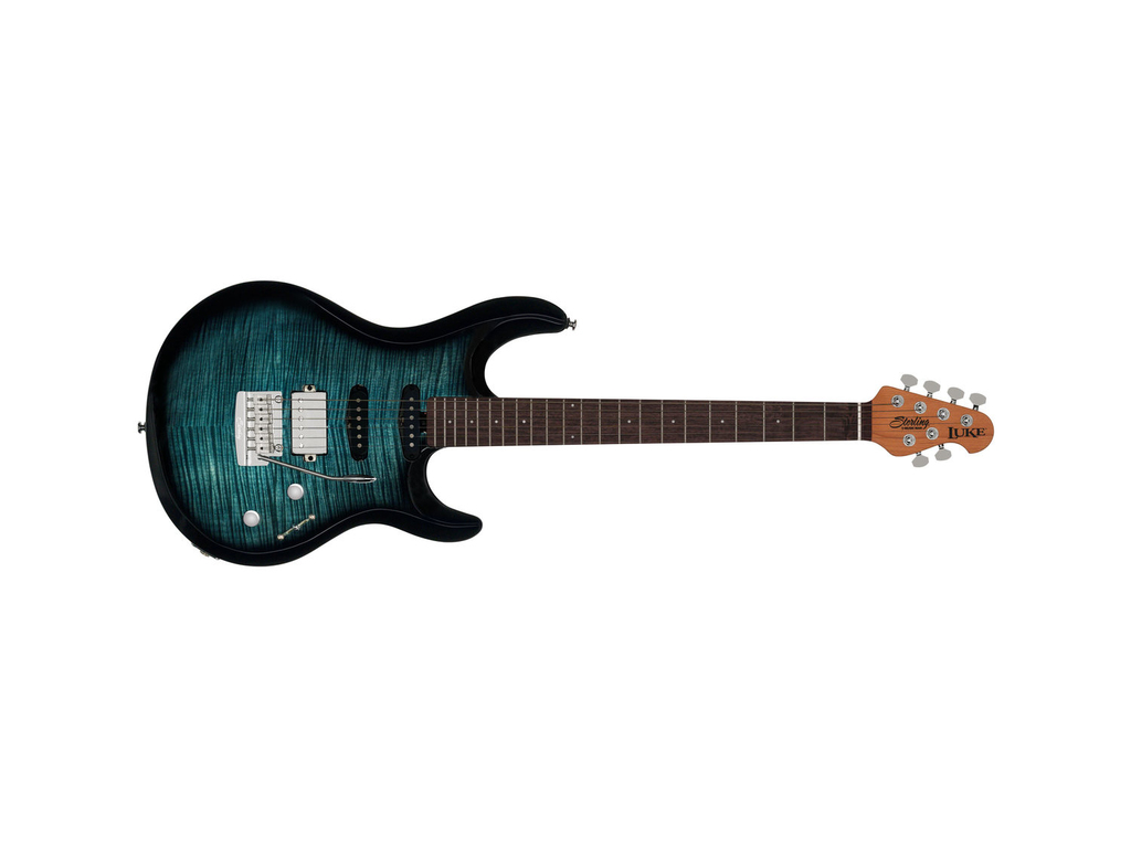 STERLING BY MUSIC MAN Luke Lk100 Hss Yucatan Blue | Strumenti