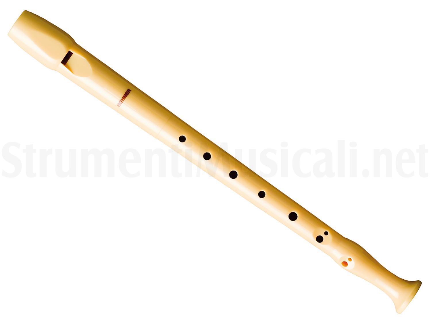 Diteggiatura Barocca Hohner 9509 Flauto Dolce Soprano in DO