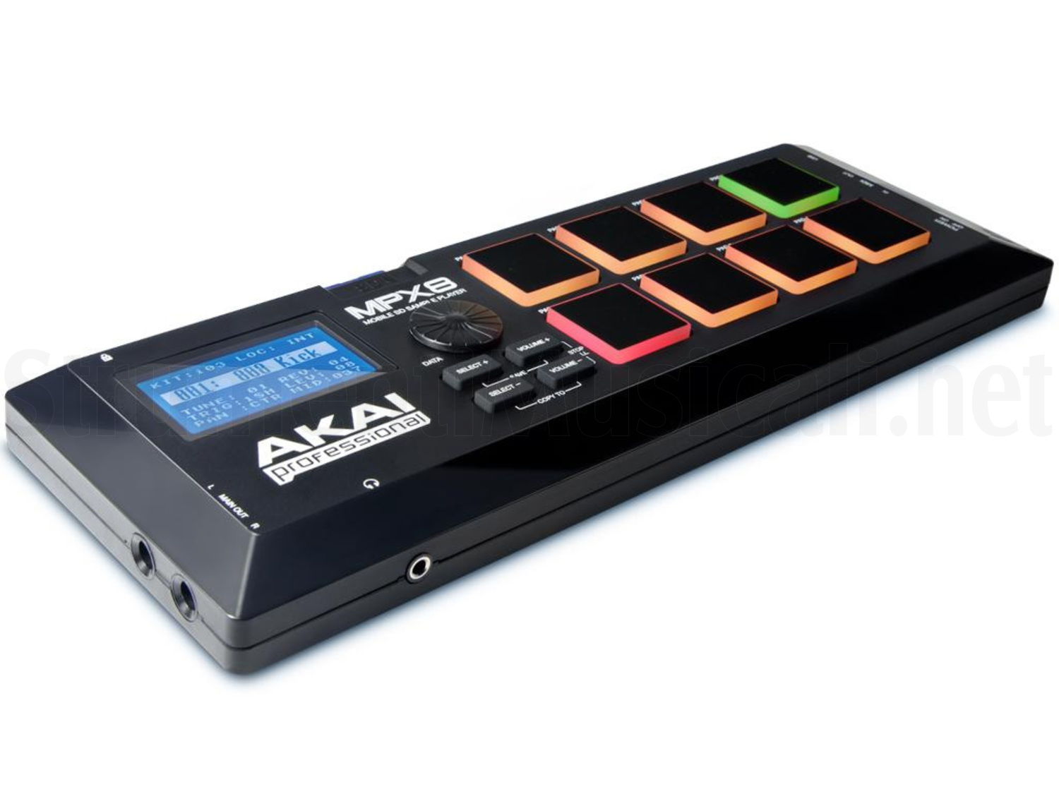 AKAI MPX8-portatile Professional CAMPIONE pad controller con 8. 