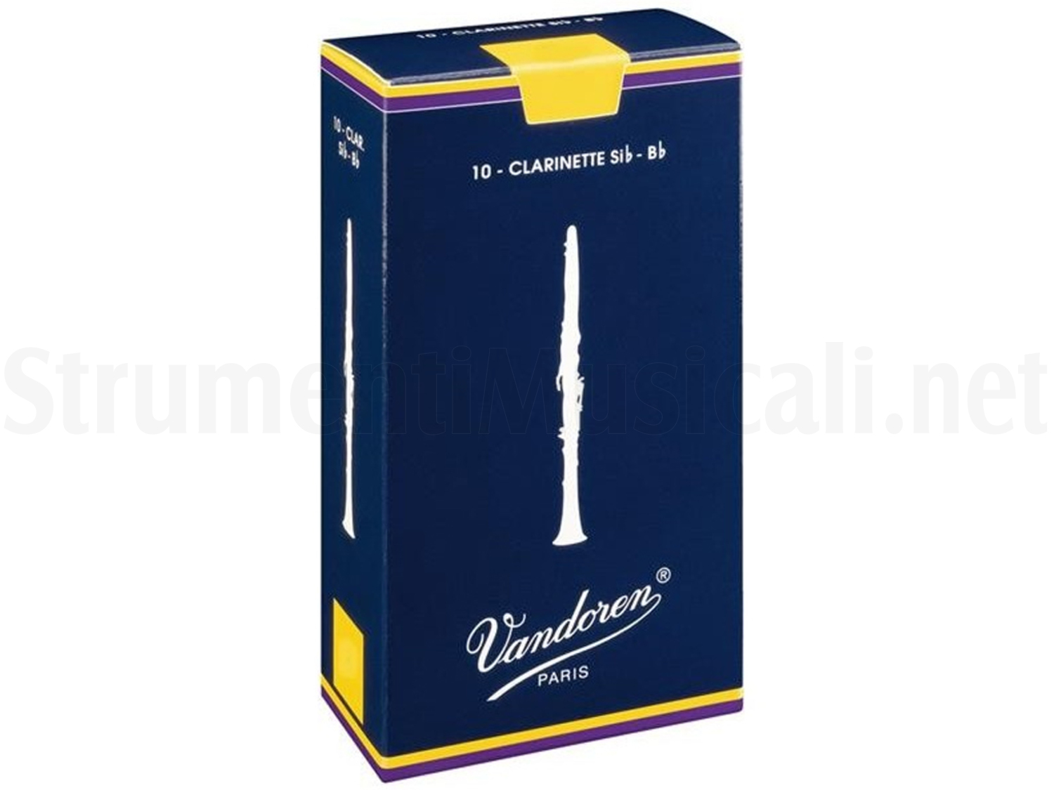 Vandoren Clarinetto in Si Bemolle Ance Misure 2.5 Confezione da 3 