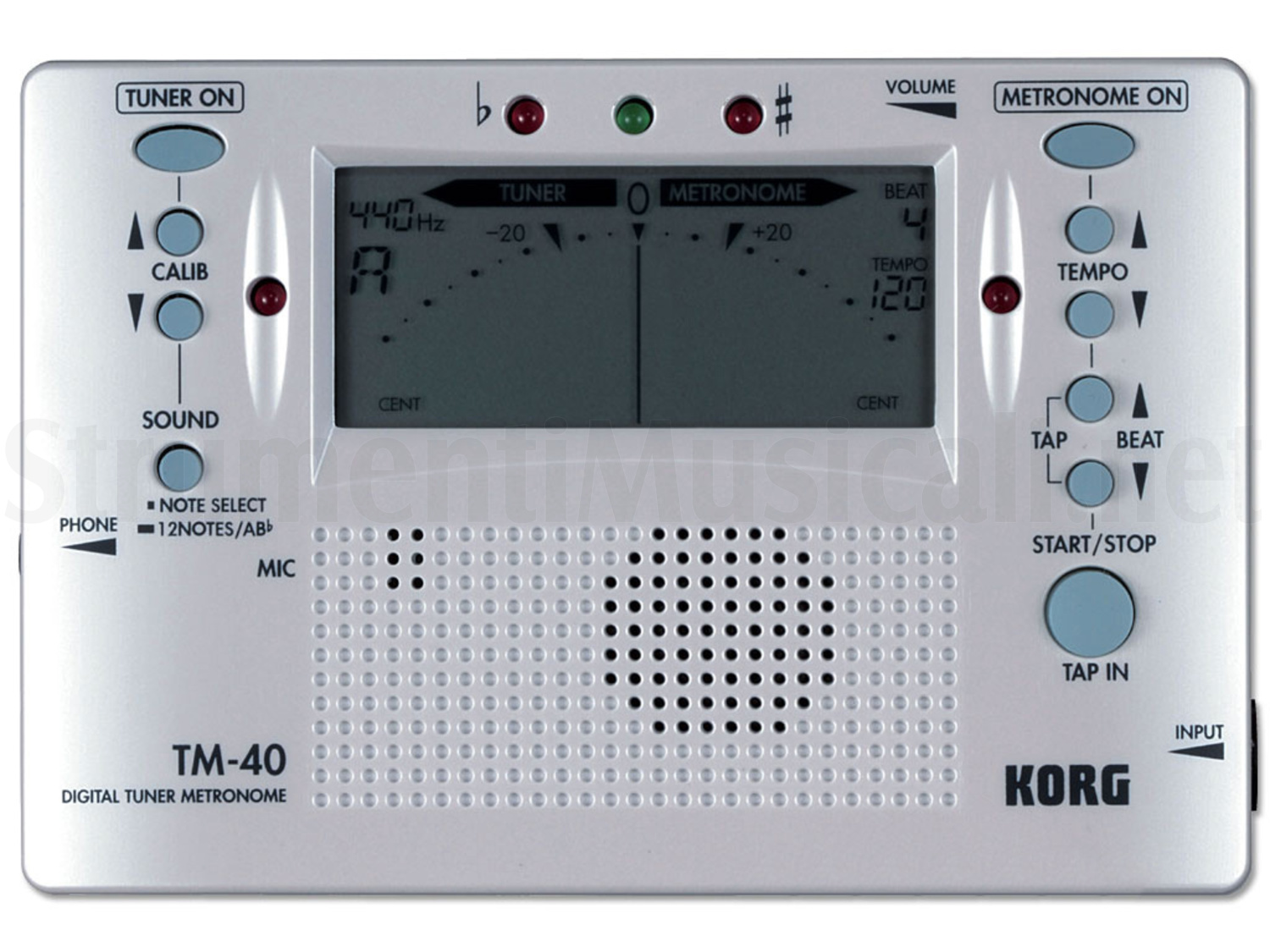 TM40 Pearl White Strumenti Musicali
