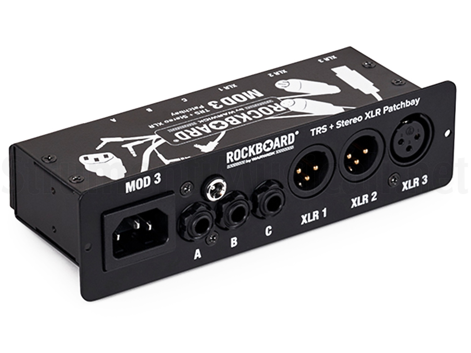 ROCKBOARD MOD 3 V2 TRS & XLR Patchbay Strumenti Musicali