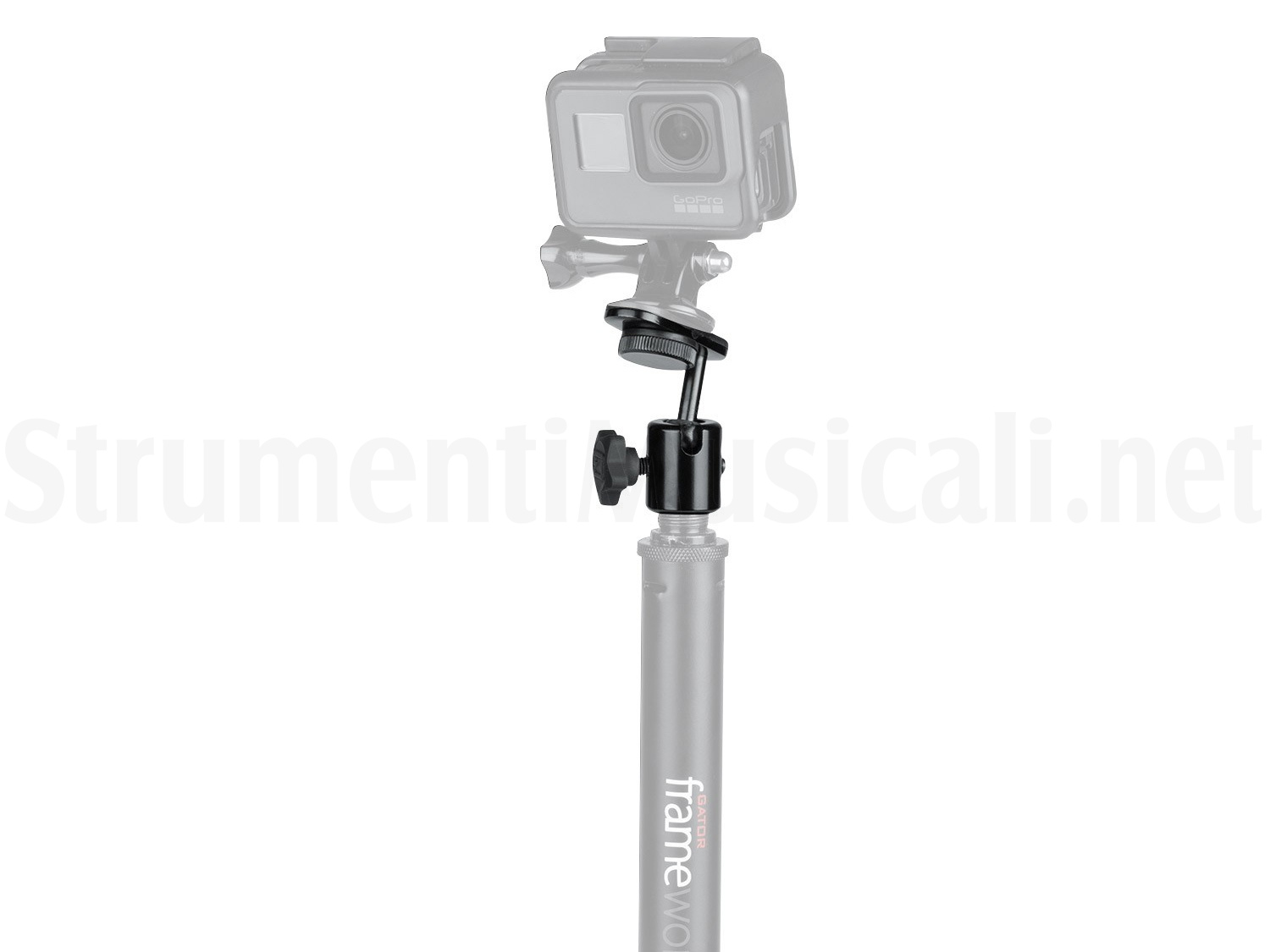 GATOR FRAMEWORKS Camera Mount Mic Stand Adapter Strumenti Musicali