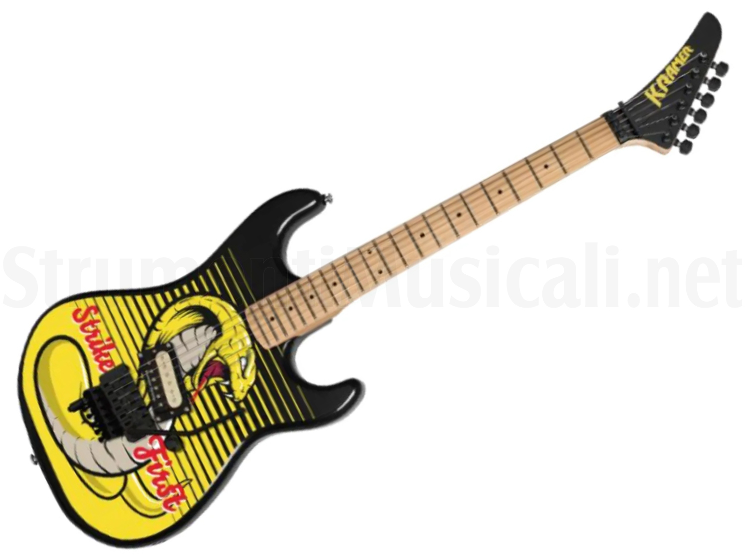 KRAMER Baretta Cobra Black and Yellow with Soft Case Strumenti