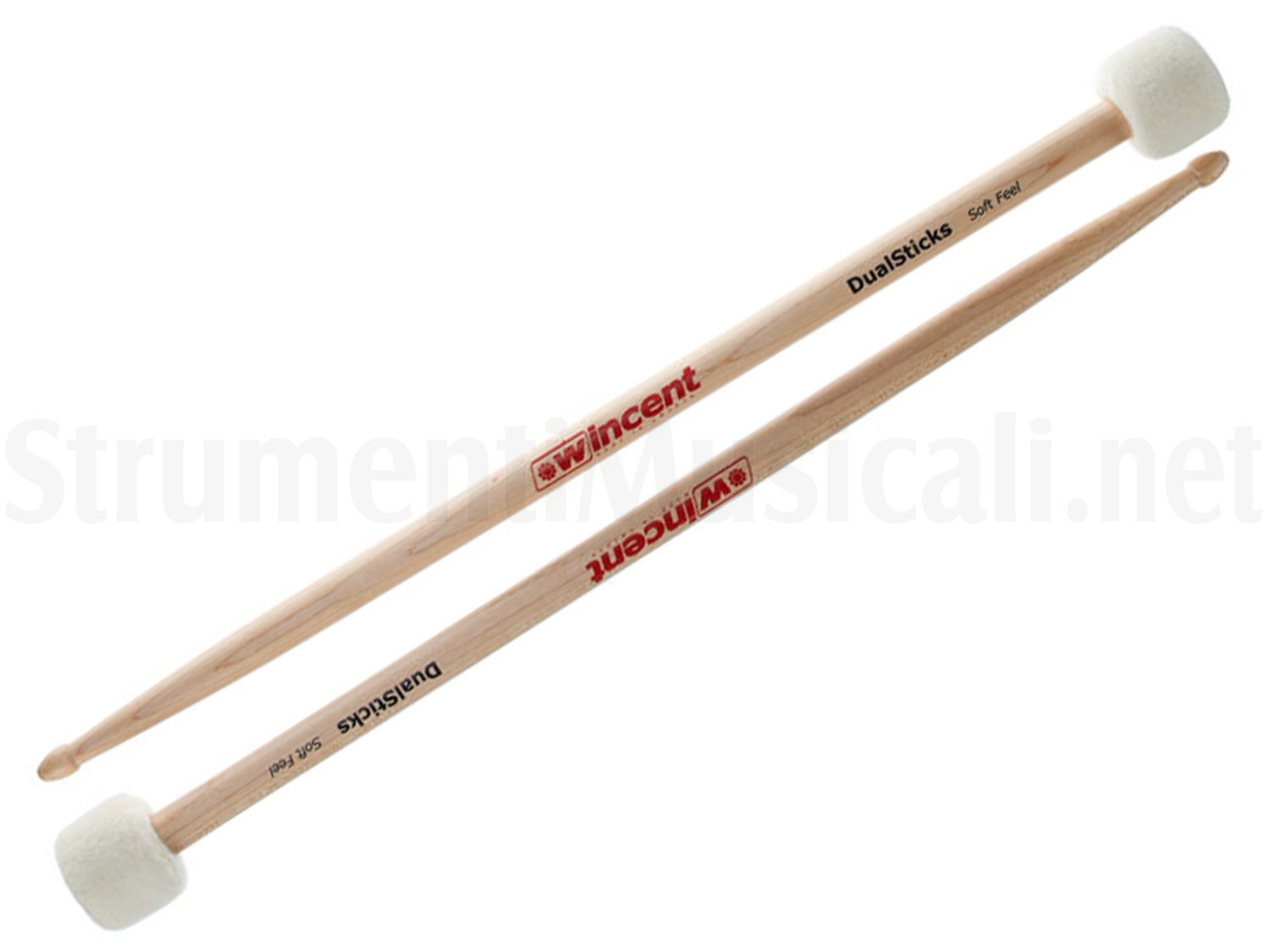 WINCENT W-DS Dual Soft Cymbal Mallets | Strumenti Musicali .net