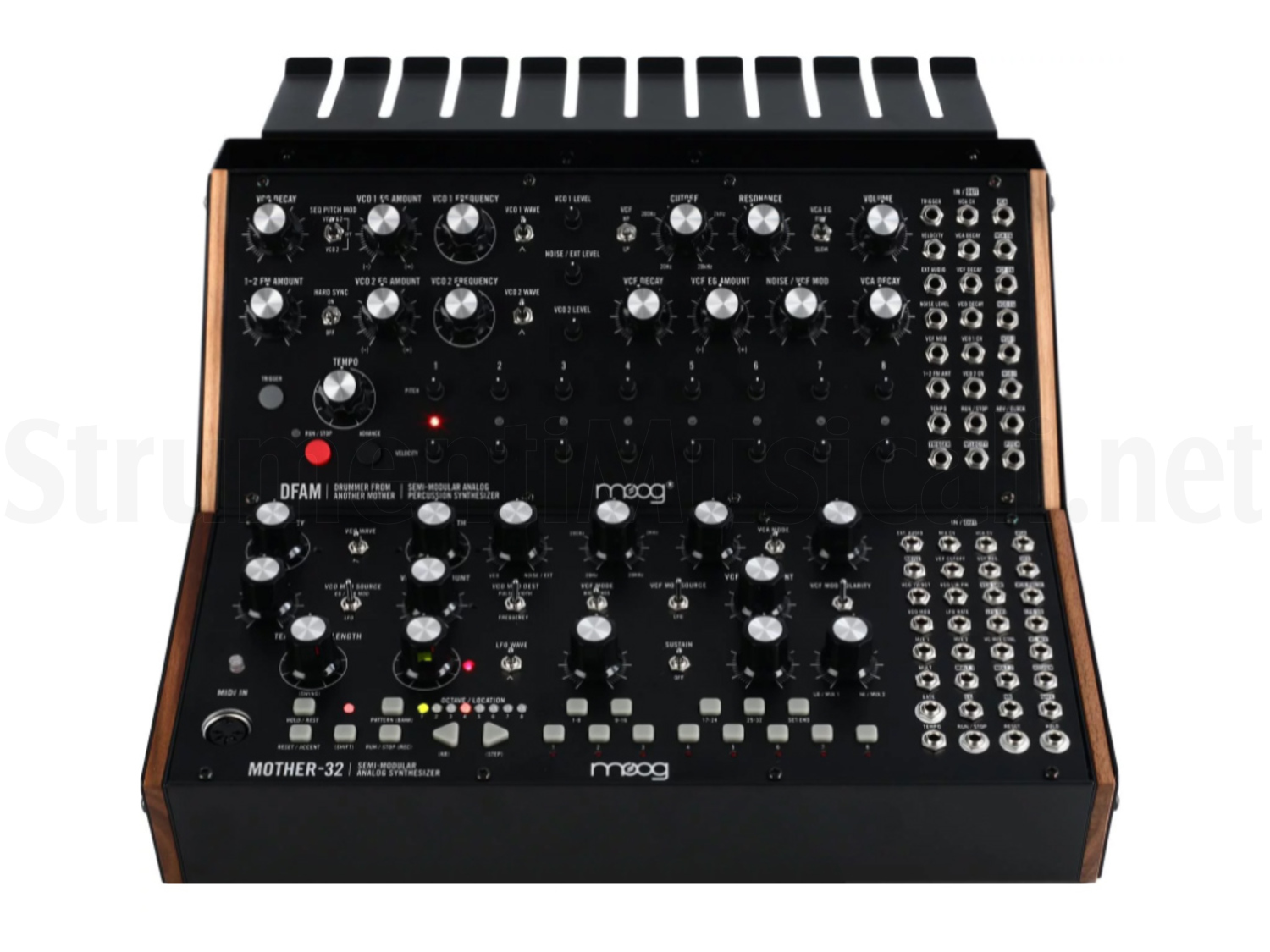 MOOG Sound Studio Mother32, DFAM, Summing Mixer, 2Tier Rack Kit