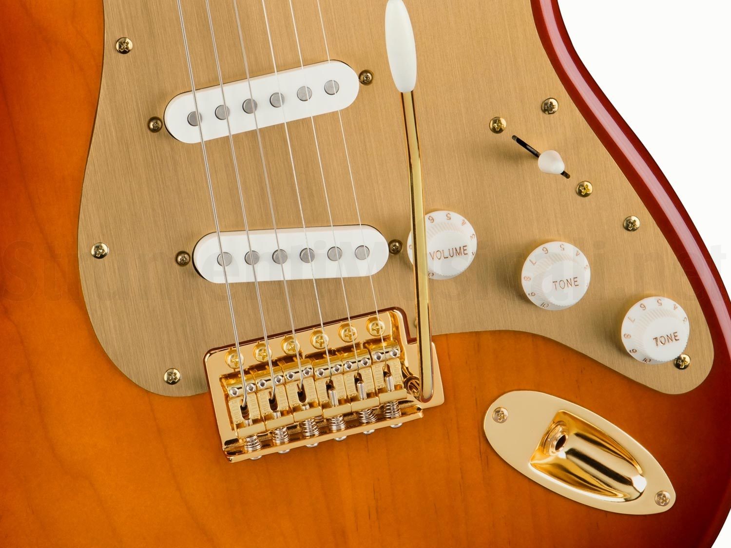 FENDER Squier 40th Stratocaster LRL Gold Edition Vienna Sunburst