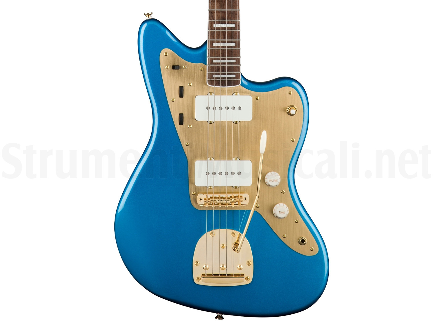 FENDER Squier 40th Jazzmaster LRL Gold Edition Lake Placid Blue