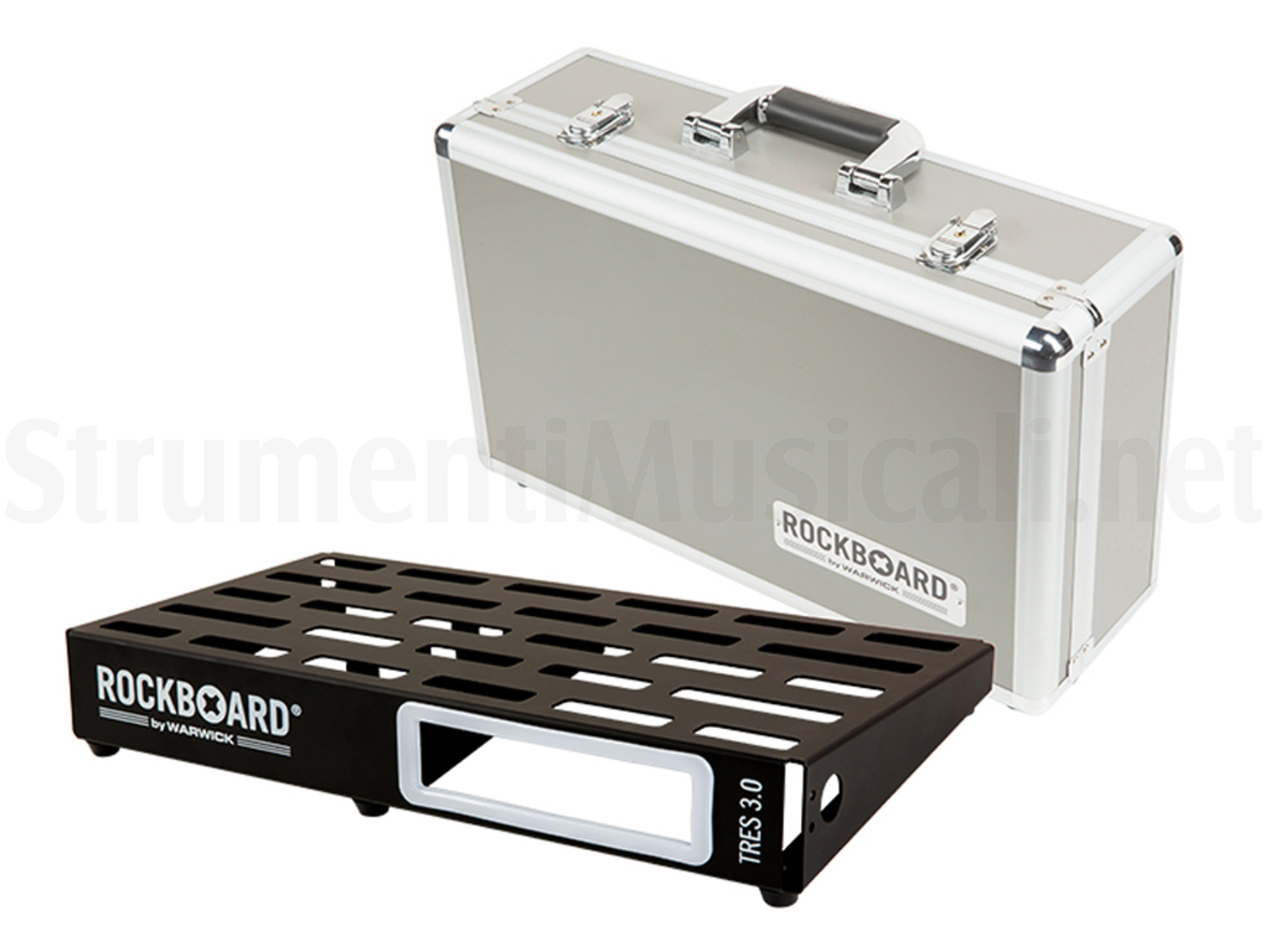 ROCKBOARD RBO B 3.0 TRES C Pedalboard with Flight Case (44,2x23,4cm ...