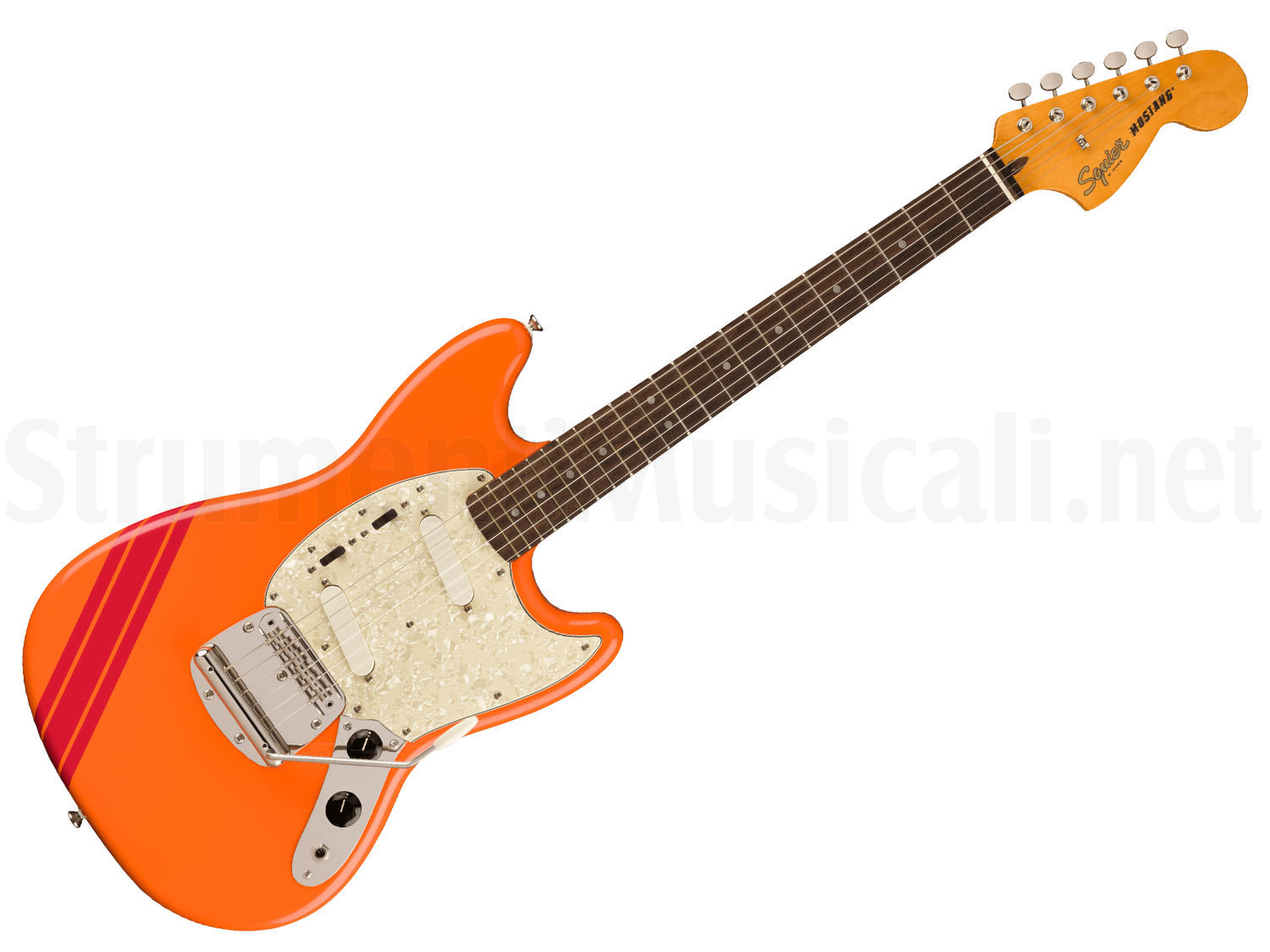 FENDER FSR Classic Vibe '60s Competition Mustang LRL Capri Orange Strumenti Musicali