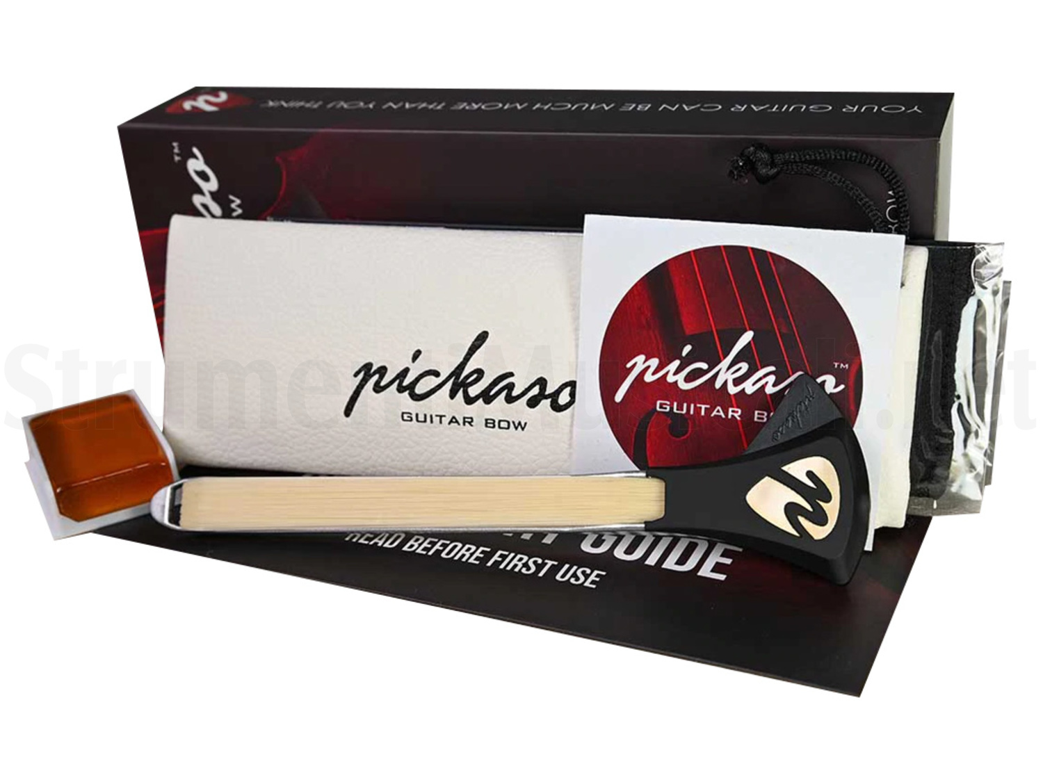 PICKASO Guitar Bow Kit Vegas Gold Strumenti Musicali