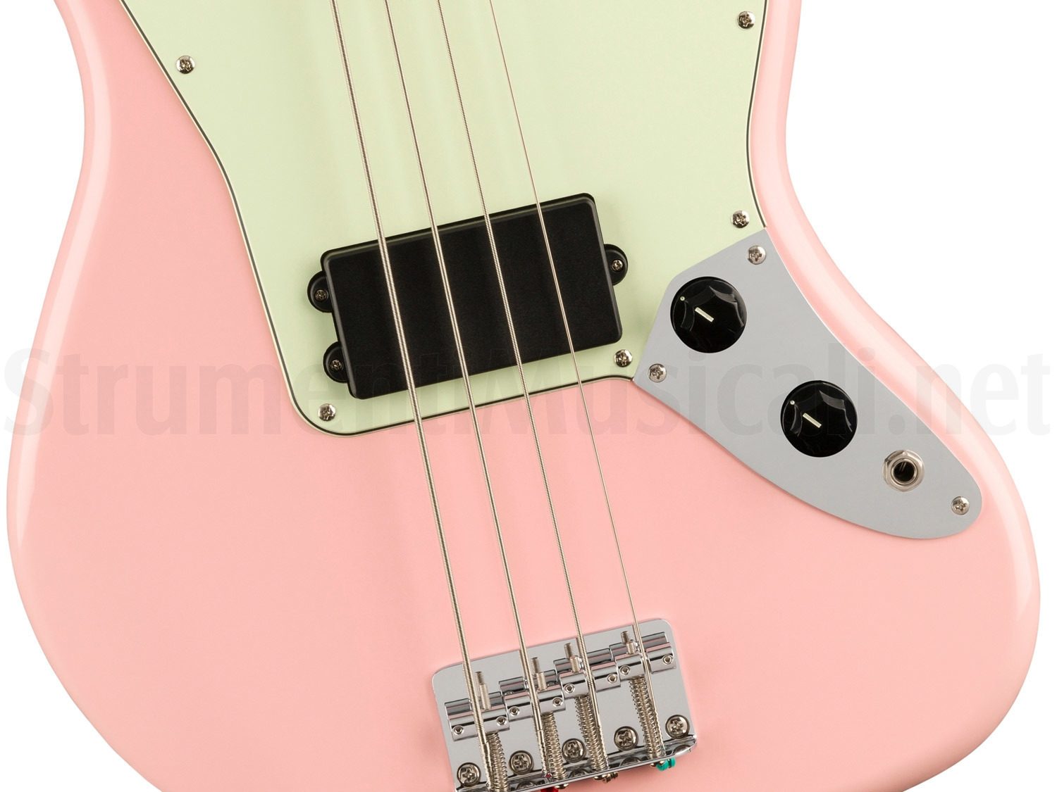 FENDER Squier Affinity Jaguar Bass H Limited Edition MN Shell Pink