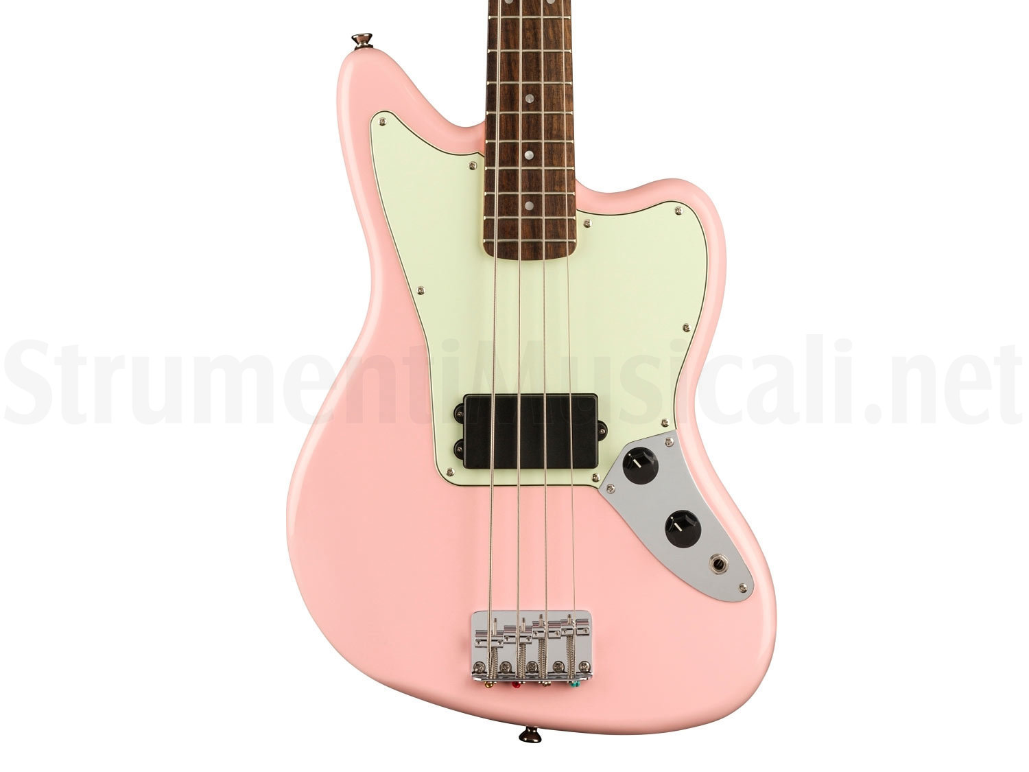 FENDER Squier Affinity Jaguar Bass H Limited Edition MN Shell Pink
